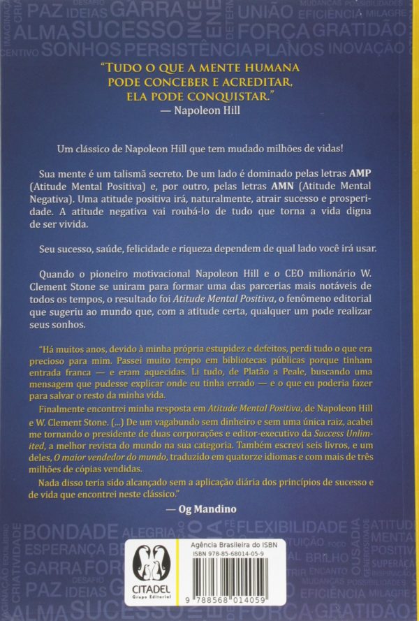 Atitude mental positiva-  Napoleon Hill e W. Clement Stone - Imagem 2