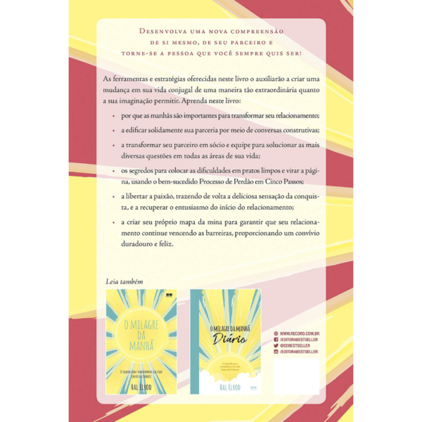 O milagre da manhã para transformar seu relacionamento - Hal Elrod & outros - Imagem 4