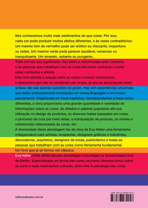 A psicologia das cores: Como as cores afetam a emoção e a razão - Eva Heller - Imagem 2