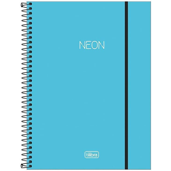 Caderno Espiral Universitário Neon 80fls - Imagem 2