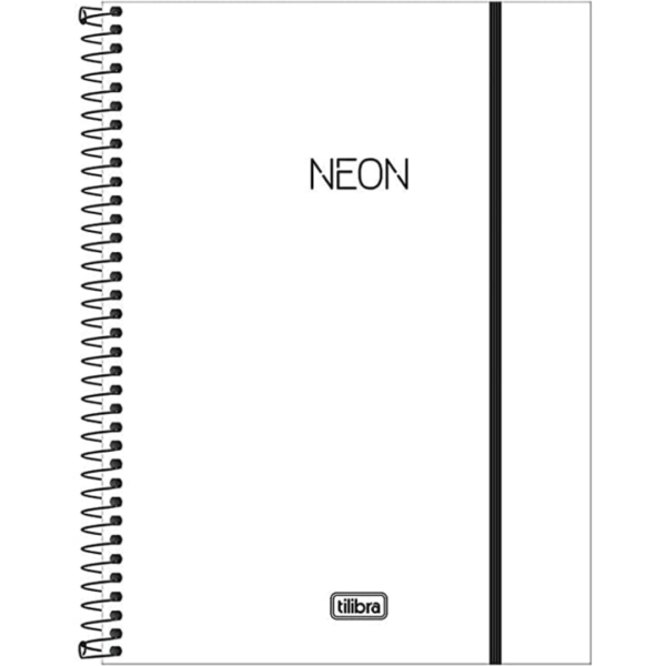 Caderno Espiral Universitário Neon 80fls - Imagem 7