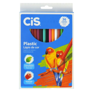 Lápis de Cor 36 Cores Plastic Cis