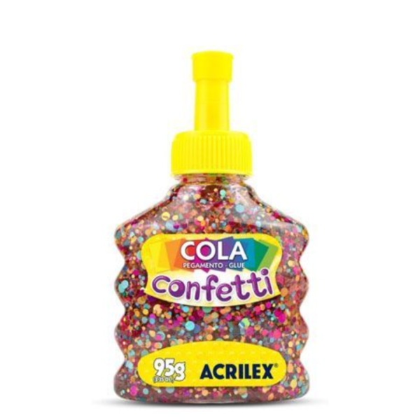 Cola Especial para Artesanato Confetti 95g - Imagem 3