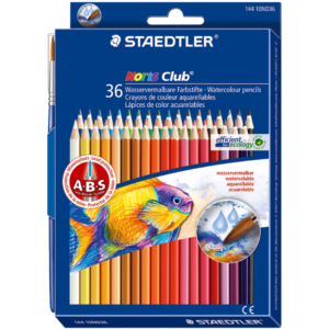 Lapis De Cor Aquarelável Staedtler Noris Club 36 Cores