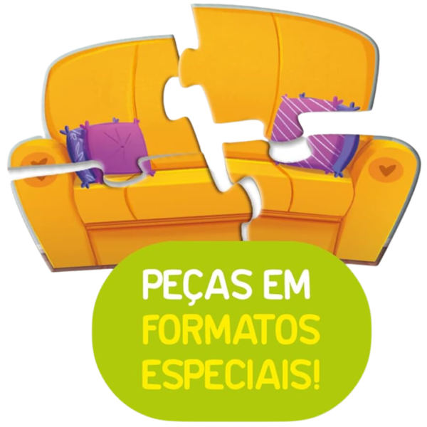 Minha Casa - Kit de Quebra-cabeças (3 quebra-cabeças de 16 peças) - Educativo - Toyster Brinquedos - Imagem 3