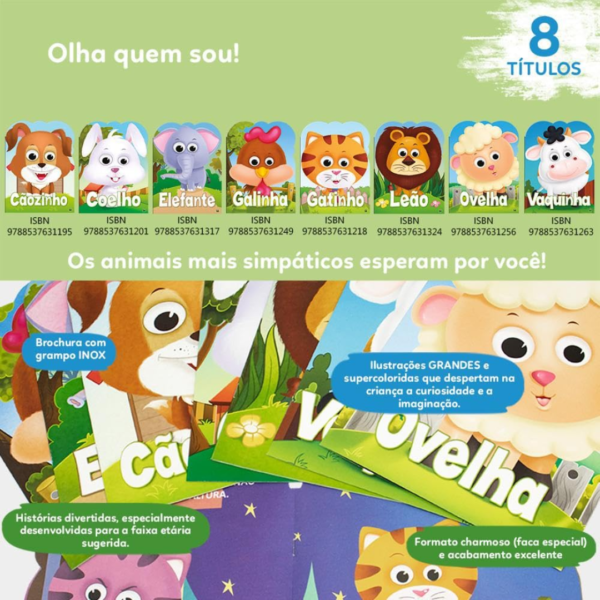 Olha Quem Sou! Vaquinha - Editora Brasileitura - Todo livro - Imagem 3