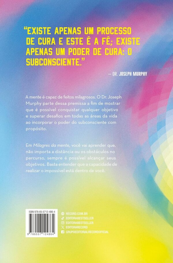 Milagres da mente - Capa comum - Imagem 3