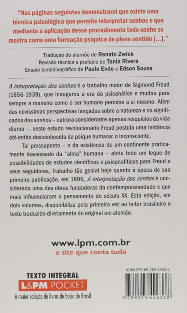 A Interpretação dos Sonhos, Volume 2 Capa comum - Imagem 2