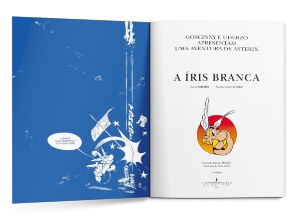 A íris branca (Nº 40 As aventuras de Asterix) - Capa comum - Imagem 3