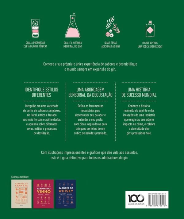 Sabores do gin: Uma abordagem ao mundo do gin focada no sabor - Capa dura - Imagem 2