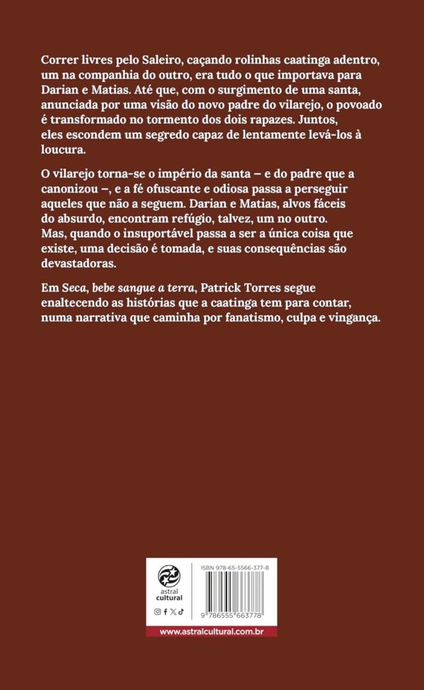 Seca, bebe sangue a terra - Capa comum - Imagem 3