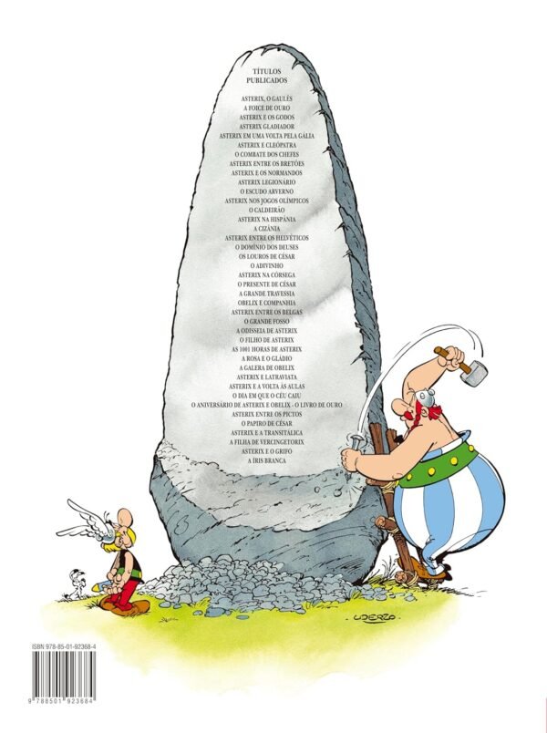 A íris branca (Nº 40 As aventuras de Asterix) - Capa comum - Imagem 2