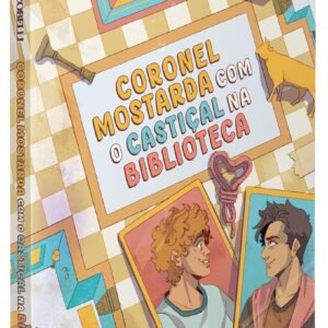 Coronel Mostarda com o castiçal na biblioteca - Capa comum
